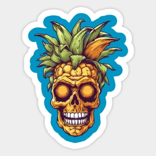 pineapple zombie Sticker